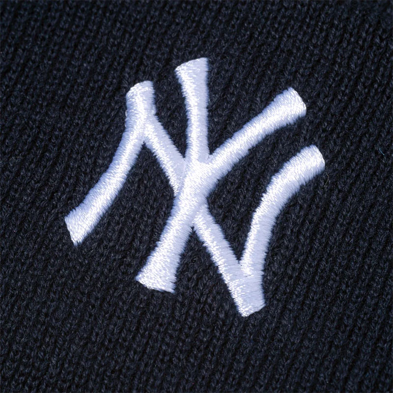 MLB TEAM LOGO BASIC CUFFKNIT NEW YORK YANKEES -NAVY-