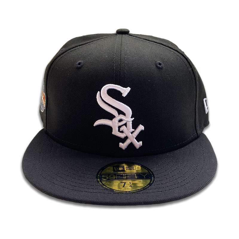 CHICAGO WHITE SOX 2005 WORLD SERIES WOOL 59FIFTY FITTED -BLACK-