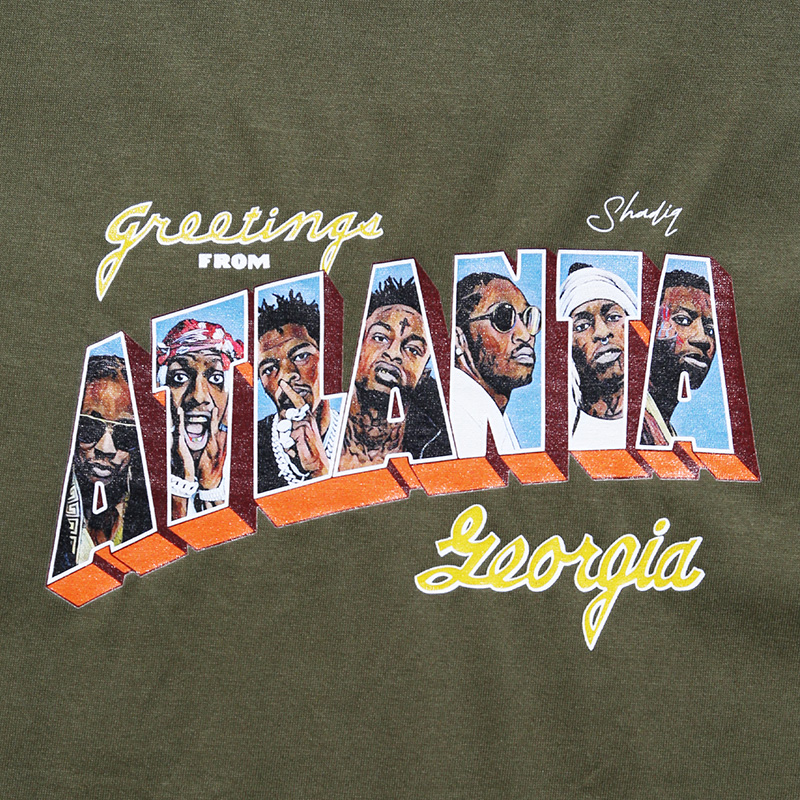 GREETINGS FROM ATL T-SHIRT -3.COLOR-