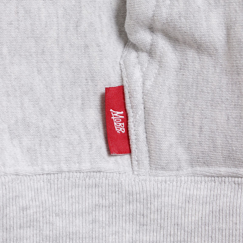 LEAGUE SLEEVE HOODIE -ASH GREY