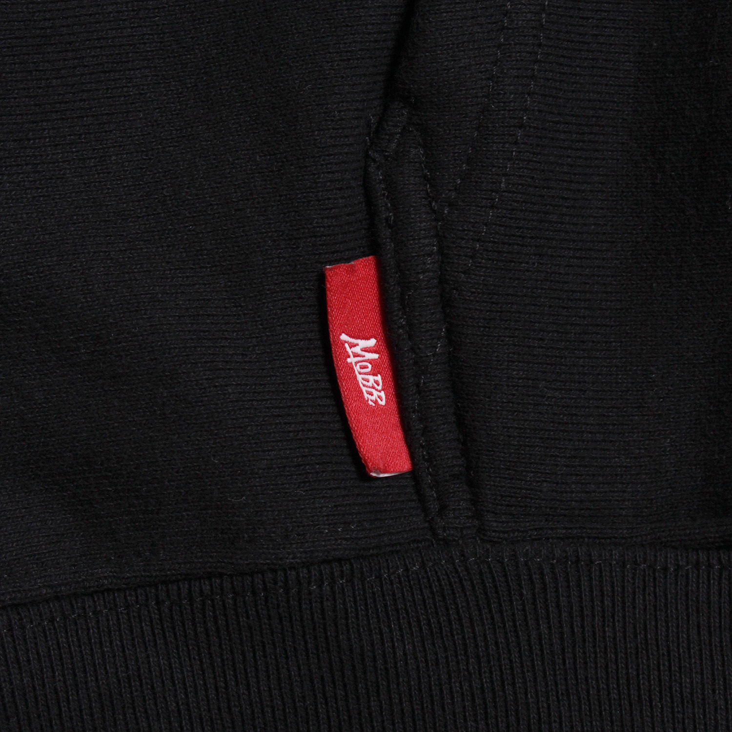 LEAGUE SLEEVE HOODIE -BLACK-