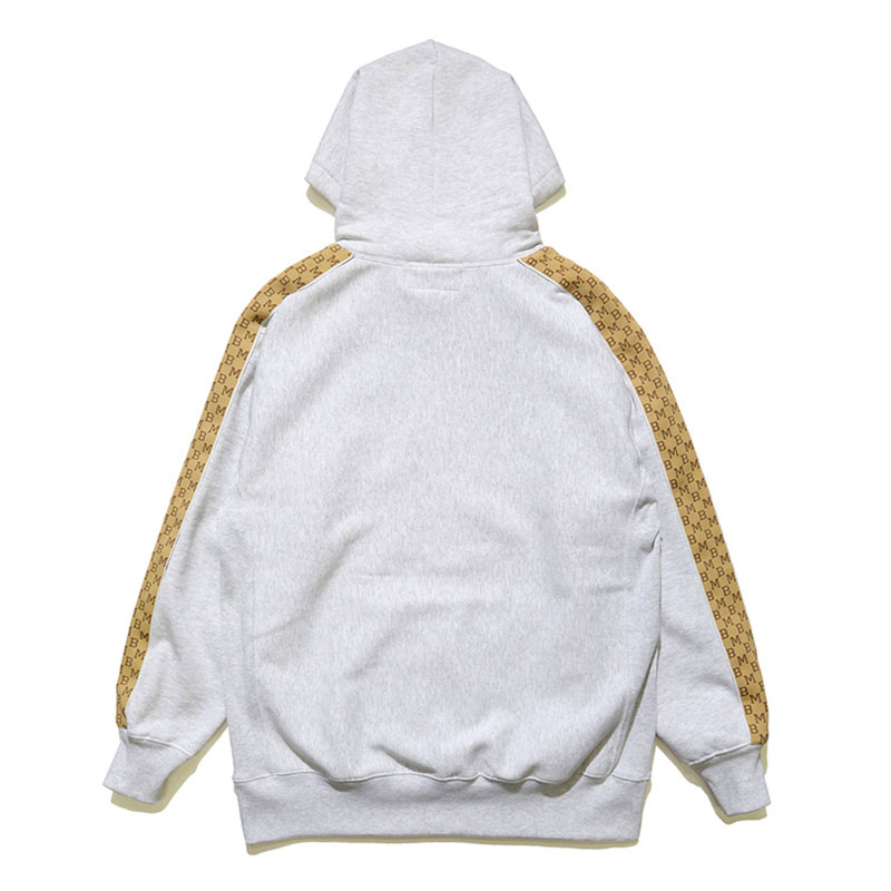 MONOGRAM LINE HOODIE -ASH GREY-