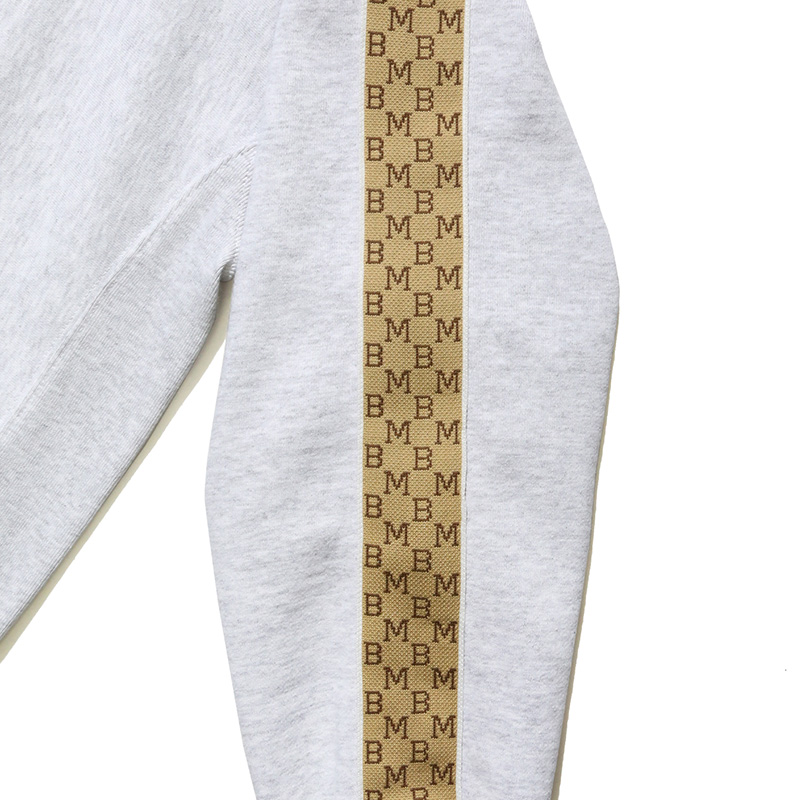 MONOGRAM LINE HOODIE -ASH GREY-