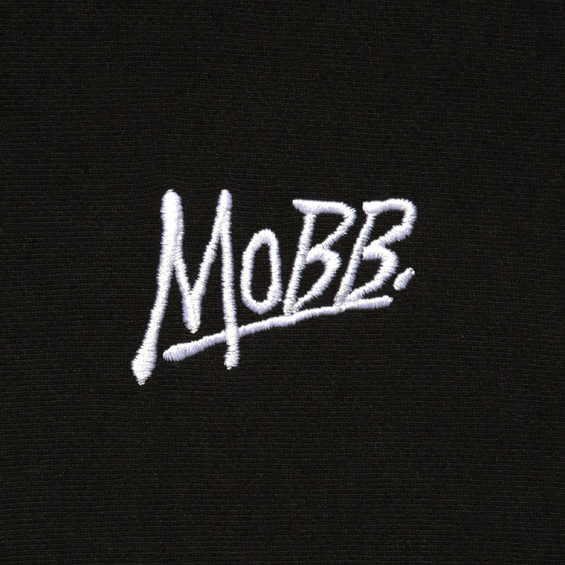 MONOGRAM LINE HOODIE -BLACK-