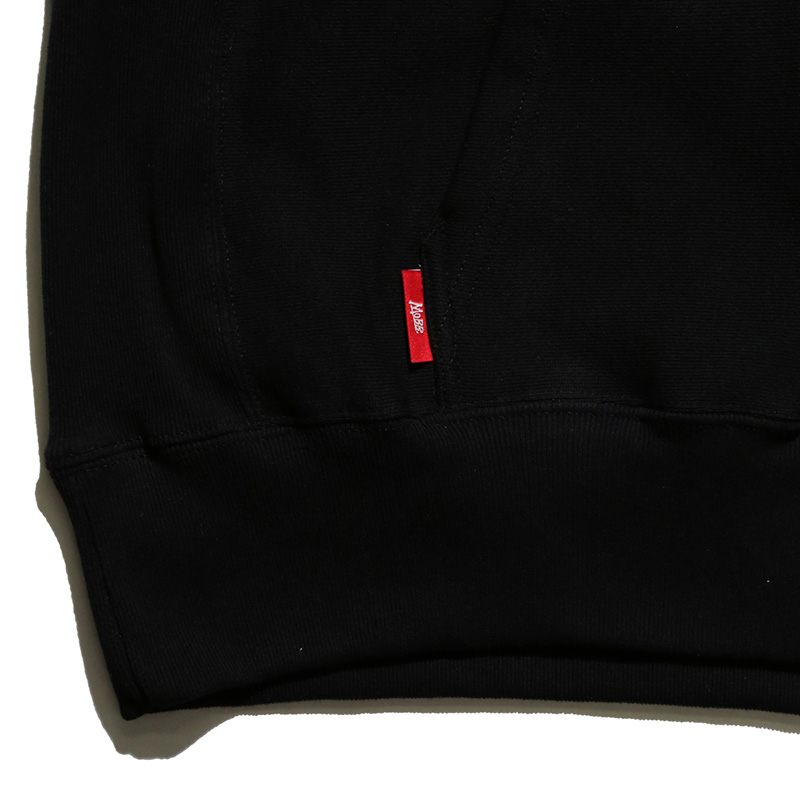 MONOGRAM LINE HOODIE -BLACK-