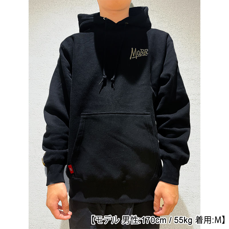 MOBB(モブ)/ MONOGRAM LINE HOODIE -BLACK- | WALKIN STORE WEB SHOP