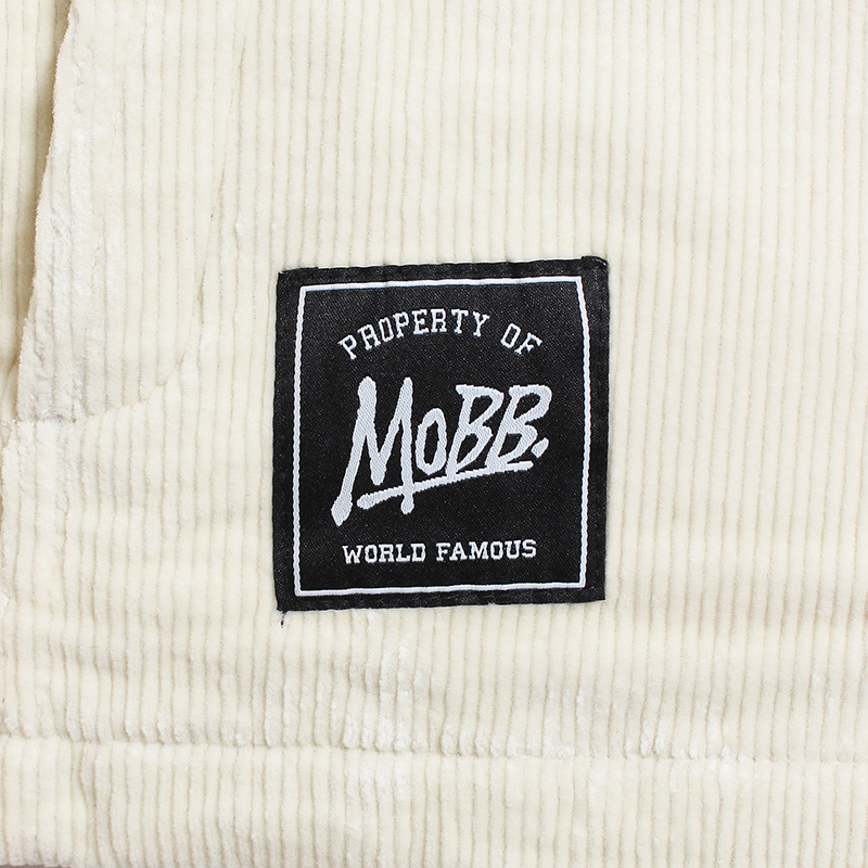 COURDUROY ANORAK -WHITE-