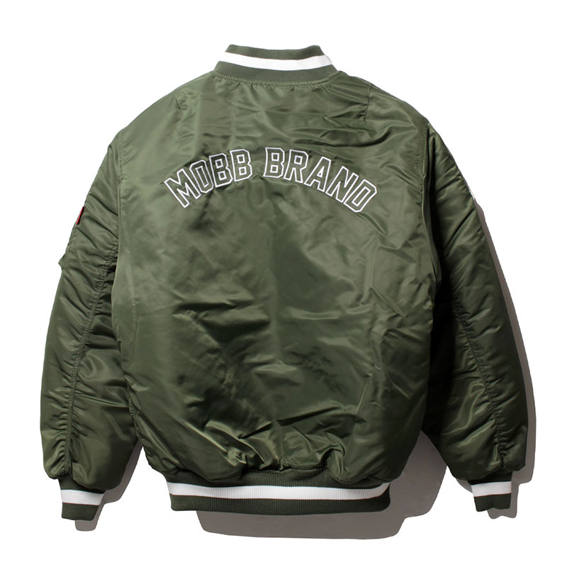 TEAM BOMBER JACKET -OLIVE-