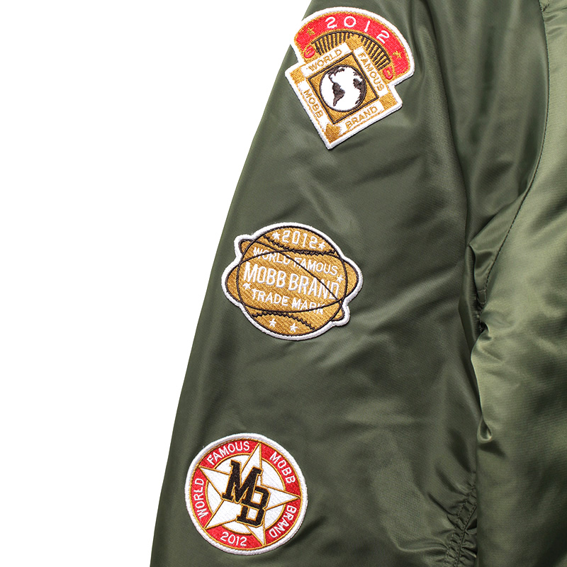 TEAM BOMBER JACKET -OLIVE-