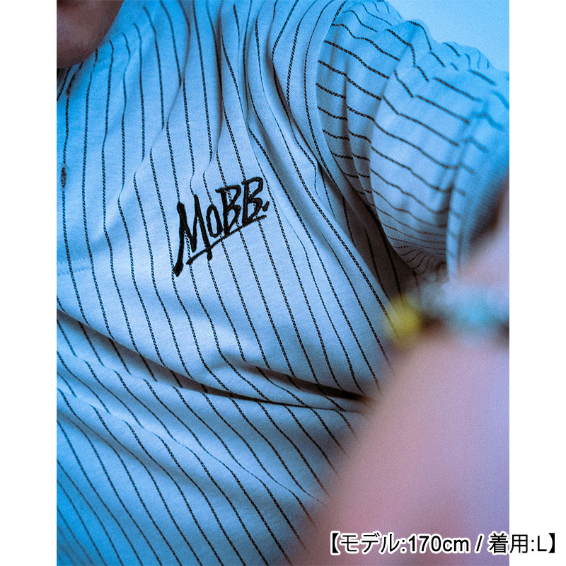 JACQUARD STRIPE HENRY SHIRT -WHITE- | WALKIN STORE WEB SHOP