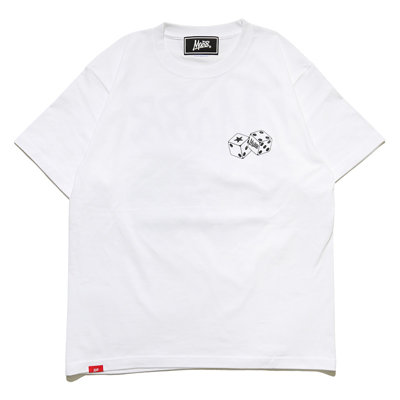 DOUBLE DICE T-SHIRT -WHITE-