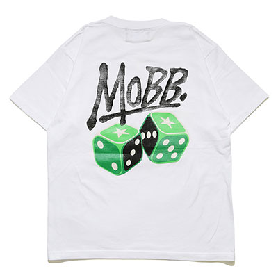 DOUBLE DICE T-SHIRT -WHITE-