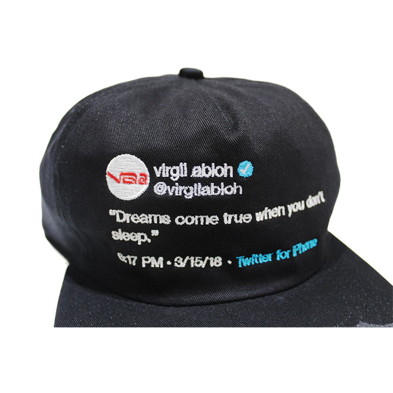 TWEETS ARE FREE HAT -BLACK-