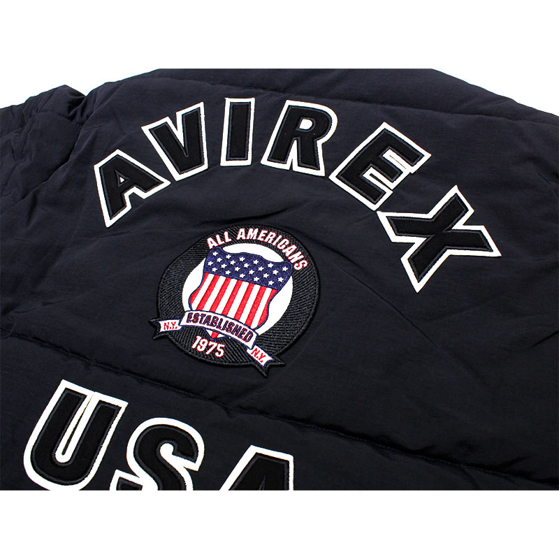 AVIREX（アヴィレックス）/ SIGNATURE LOGO PADDING JACKET -2.COLOR