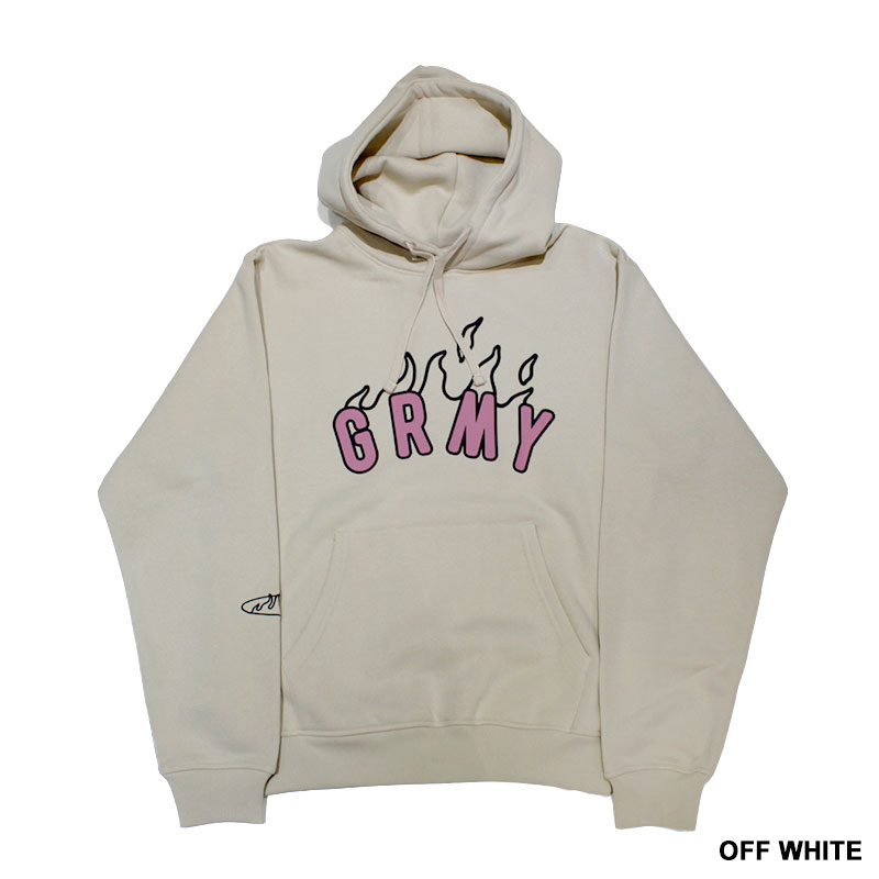 GRIMEY(グライミー)/ MELTED STONE VINTAGE HOODIE -2.COLOR-