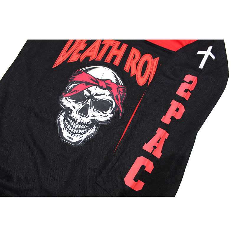 HEADGEAR CLASSICS（ヘッドギア クラシックス）/ DEATH ROW RECORDS HOCKEY JERSEY -BLACK/RED-