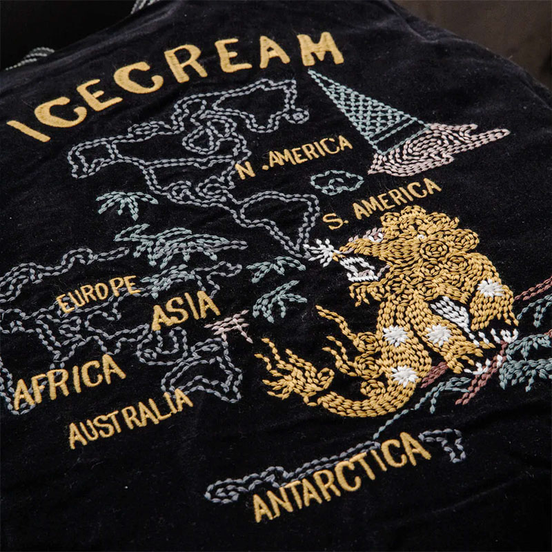 ICECREAM（アイスクリーム）/ SKULL ISLAND JACKET -BLACK-