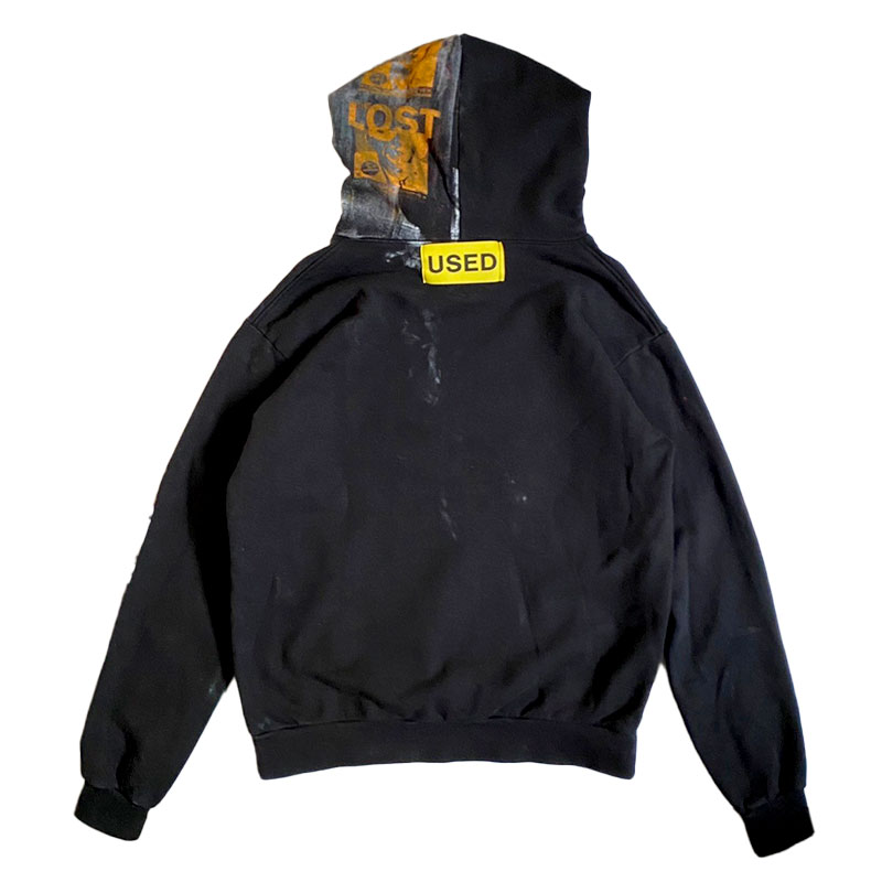 THE inc.(ザ・インク）/ USED HOODIE -BLACK-(D) SIZE:M