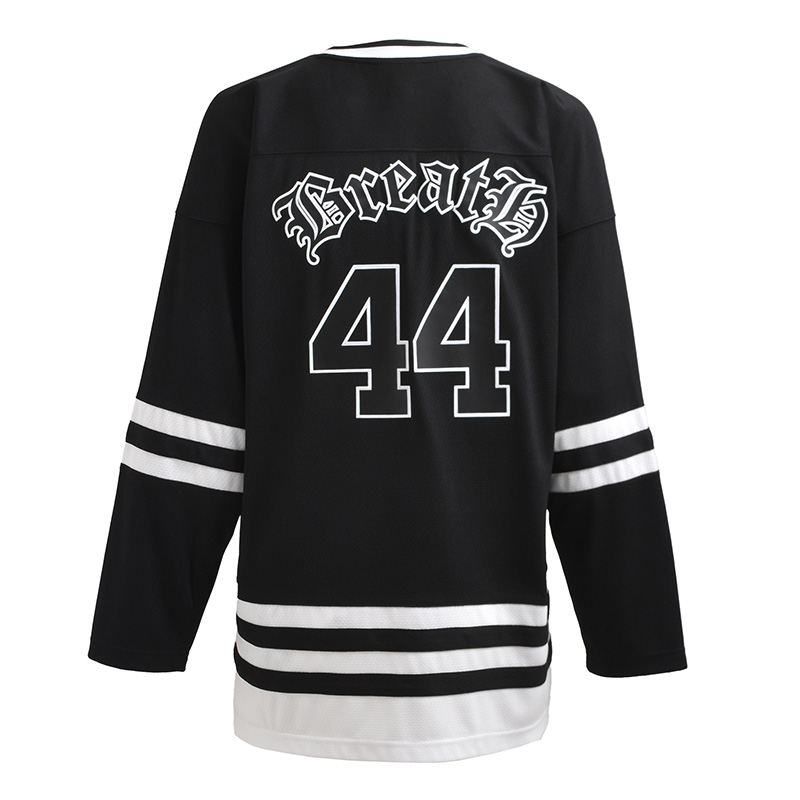 BREATH LOGO HOCKEY JERSEY-BLACK-