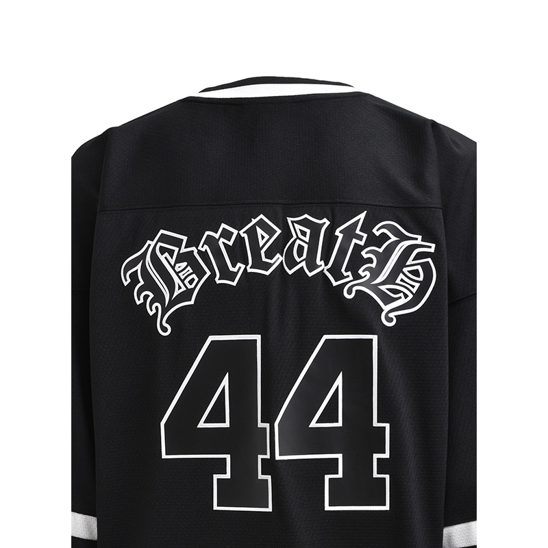 BREATH LOGO HOCKEY JERSEY-BLACK-