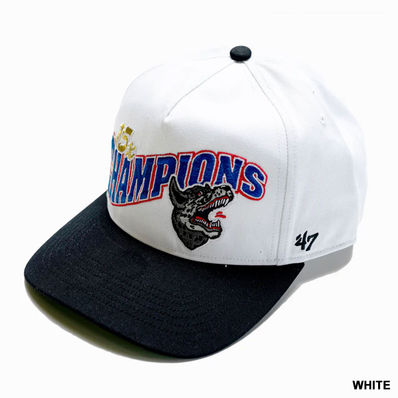 RAISED BY WOLVES(レイズドバイウルフズ)/ CHAMPIONS 47 SNAPBACK -2.COLOR-