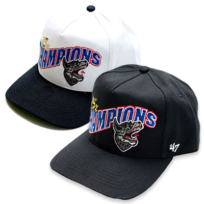 RAISED BY WOLVES(レイズドバイウルフズ)/ CHAMPIONS 47 SNAPBACK -2.COLOR-(WHITE)
