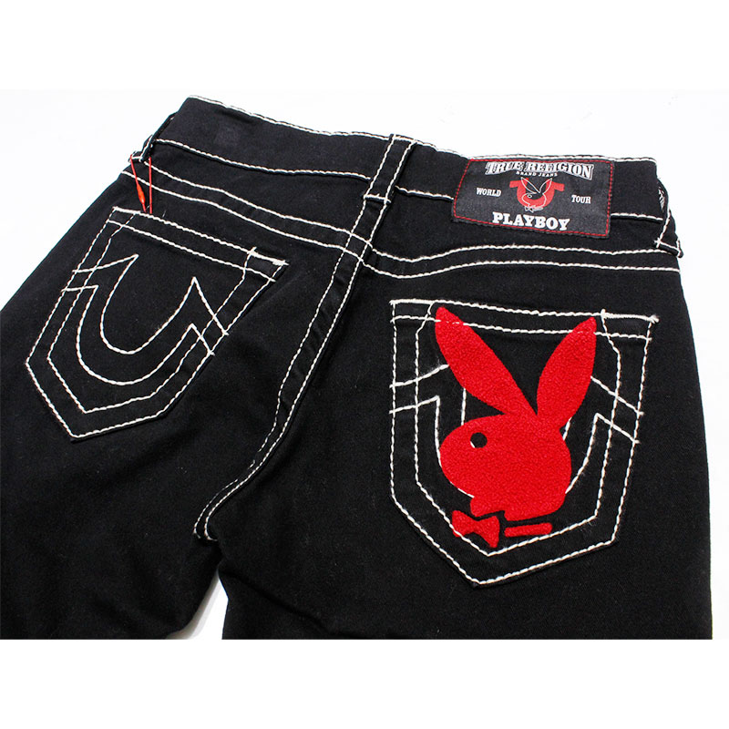 TRUE RELIGION（トゥルーレリジョン）/ BACK PKT BUNNY ROCCO NO FLAP -BLACK-