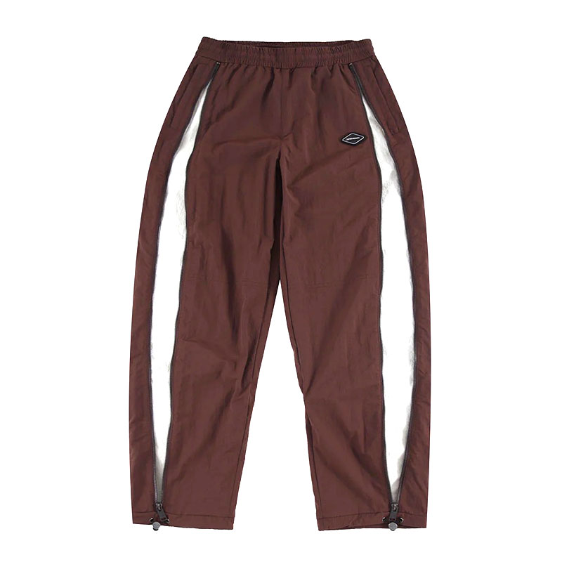 UNKNOWN LONDON(アンノウンロンドン)/ ZIPPED TRACK PANTS -BROWN 