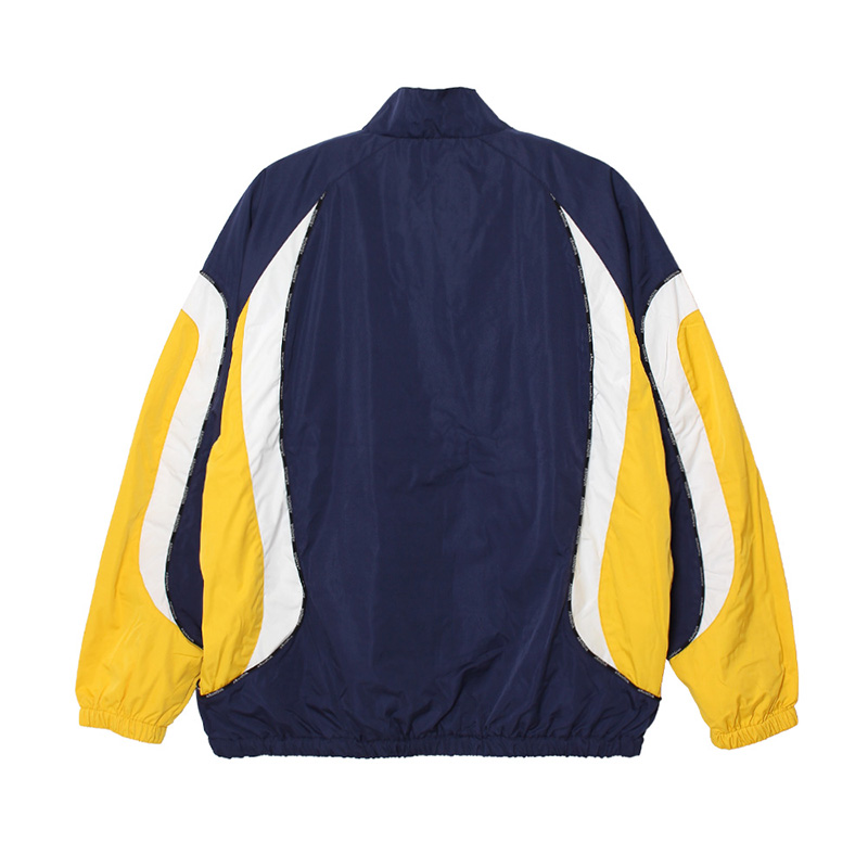 PIPING TRACK JACKET -NAVY-