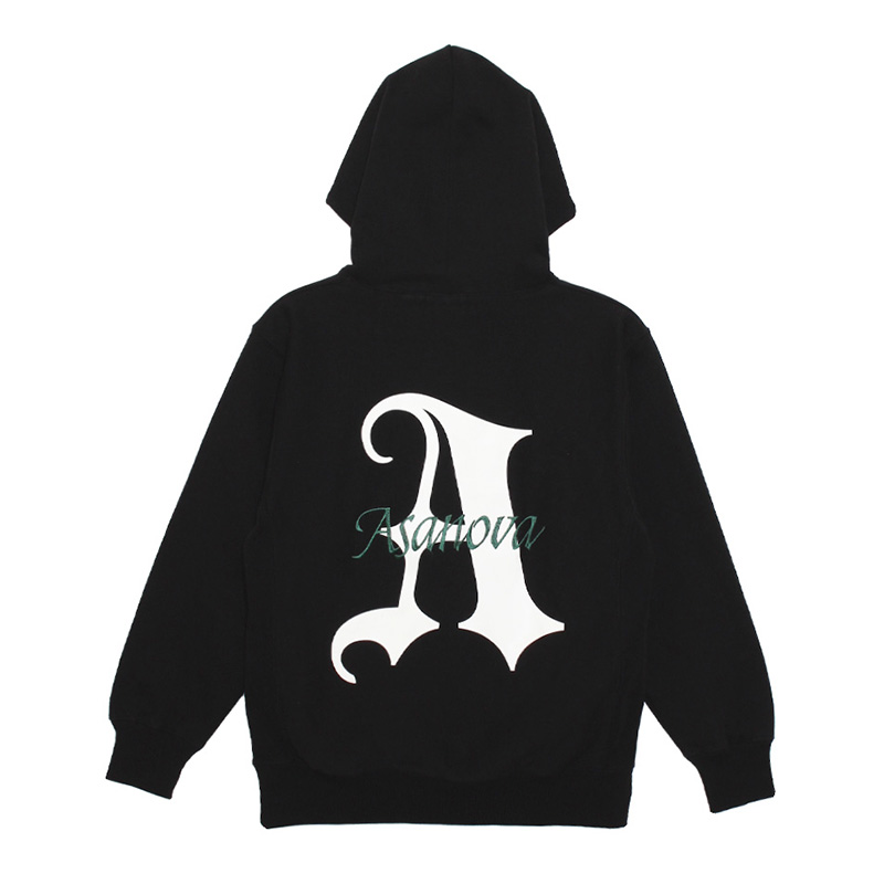 BLACKLETTER HOODIE -BLACK-