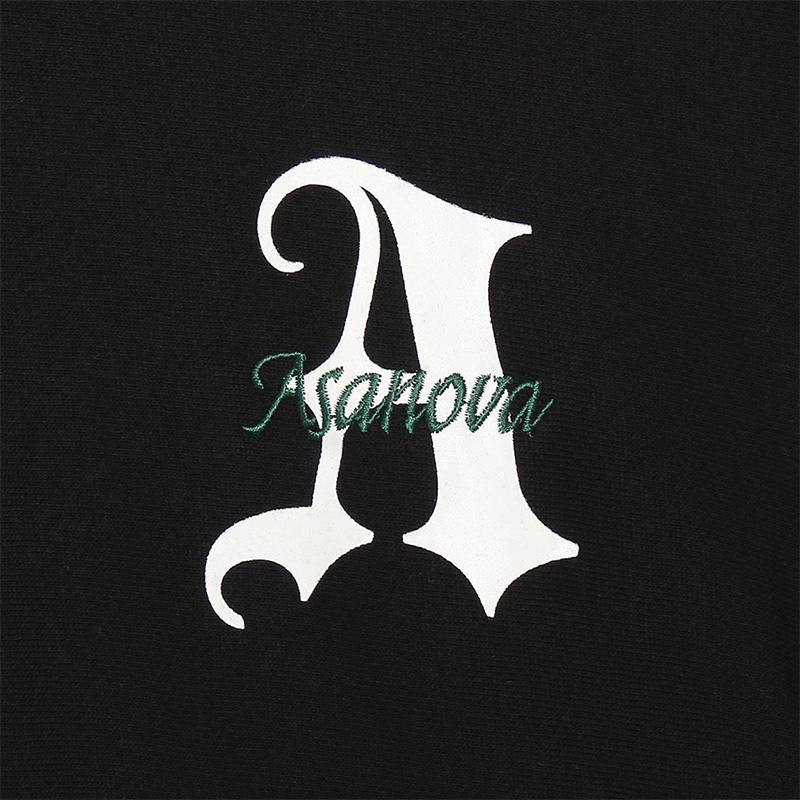 BLACKLETTER HOODIE -BLACK-