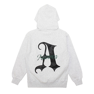 BLACKLETTER HOODIE -H.GREY-