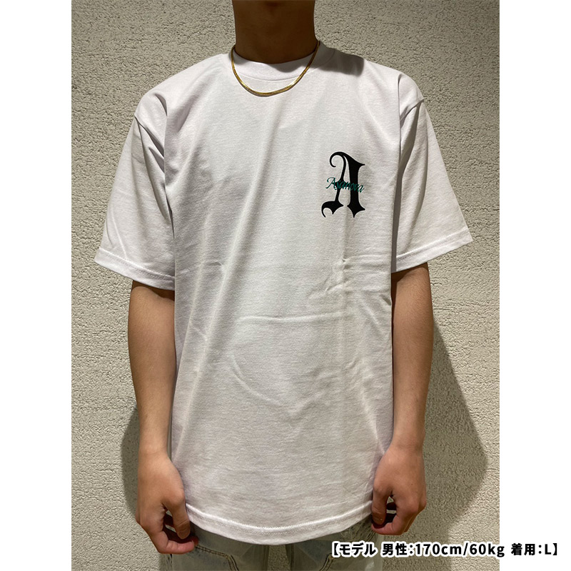 BLACKLETTER TEE -WHITE-