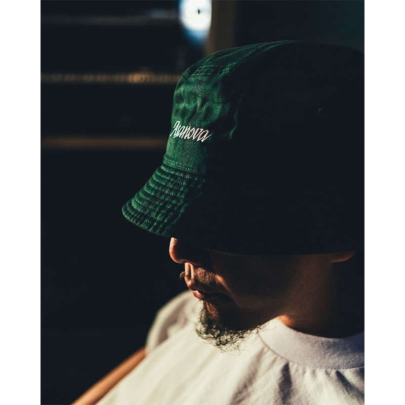 OG LOGO BUCKET HAT -GREEN-