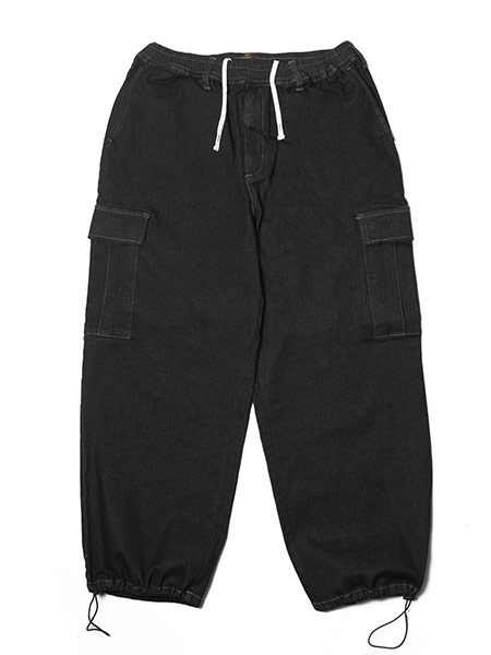 WT DENIM PANTS -BLACK-