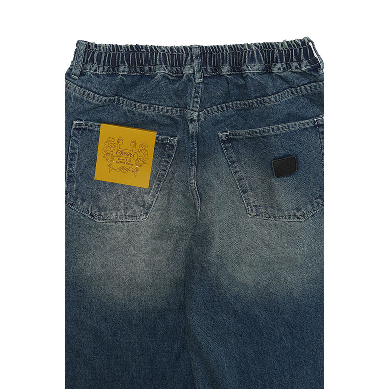 BAGGY DENIM PANTS -U.INDIGO-