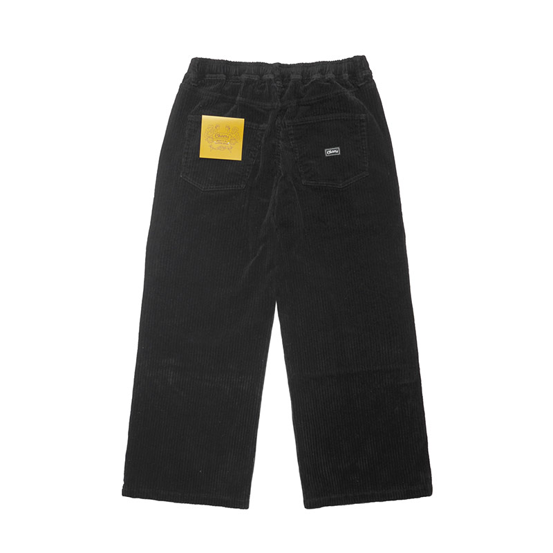 BAGGY CORDUROY PANTS -BLACK-