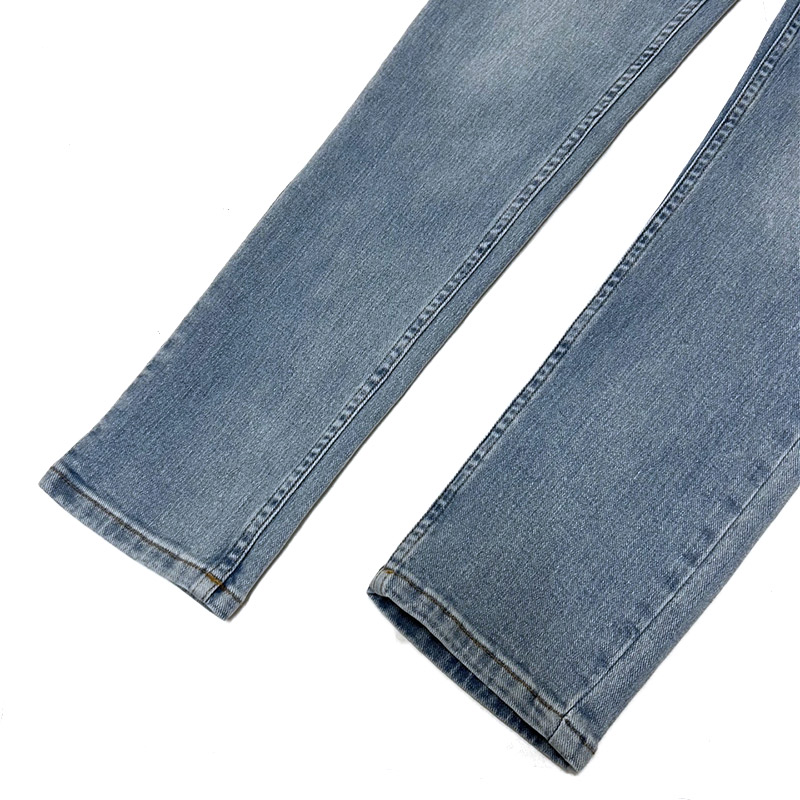 FADED SKINNY DENIM -W.INDIGO-