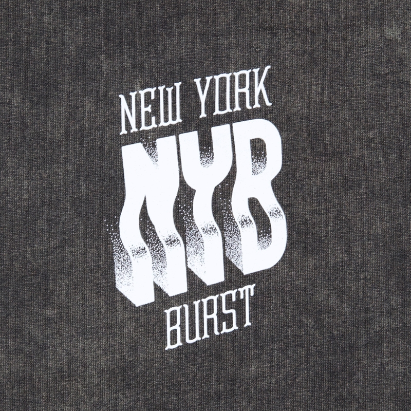 NYB PIGMENT L/S T-SHIRT -BLACK-