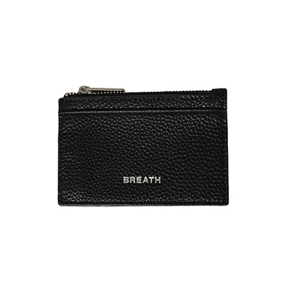 LOGO CARD WALLET (EMBOSS) -BLACK-