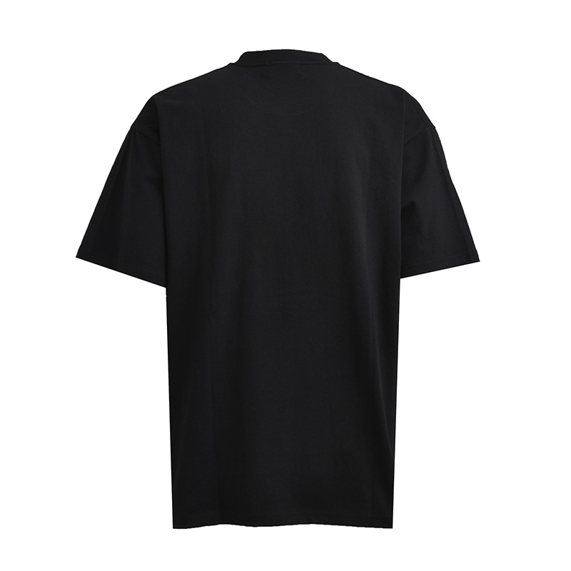 GLITTER LOGO TEE -BLACK-