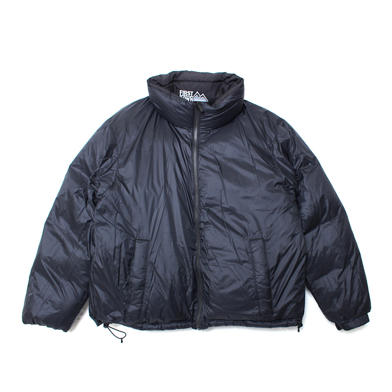 BUBBLE DOWN JACKET SHORT -BLACK-