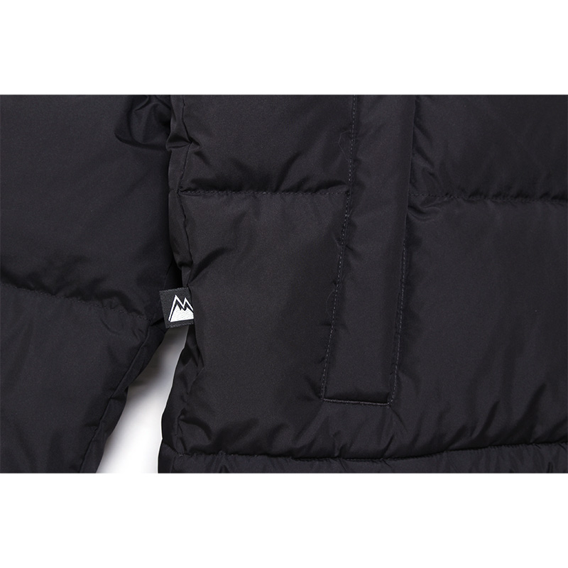 BUBBLE DOWN JACKET SHORT -BLACK-