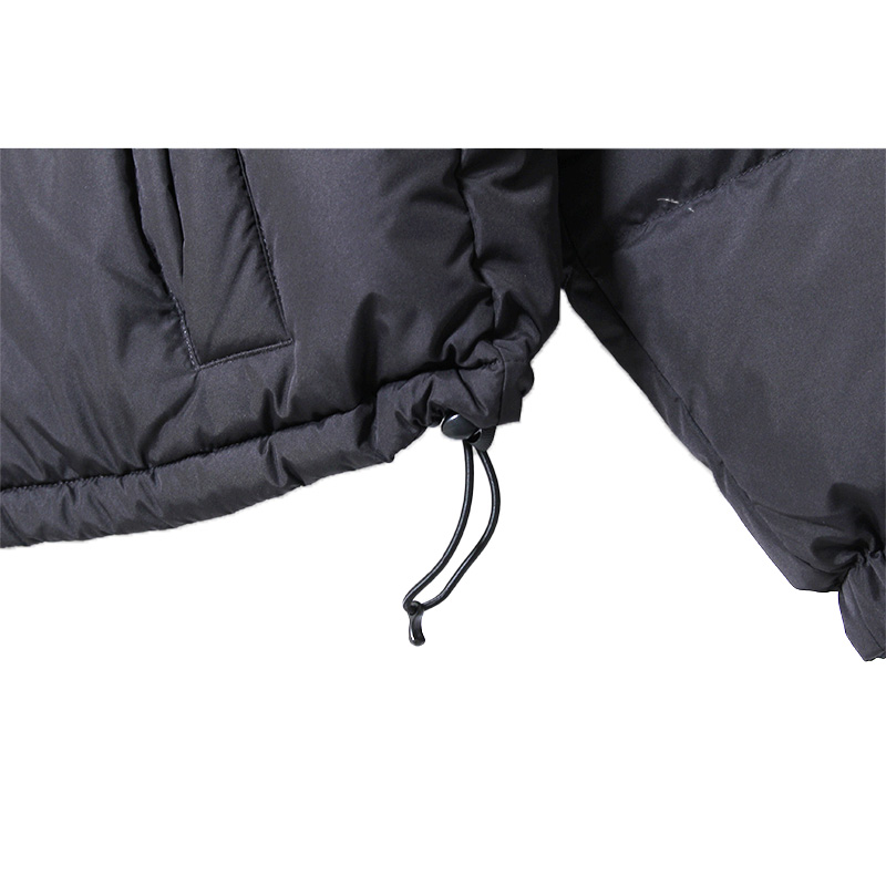 BUBBLE DOWN JACKET SHORT -BLACK-