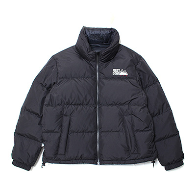 BUBBLE DOWN JACKET SHORT -BLACK-