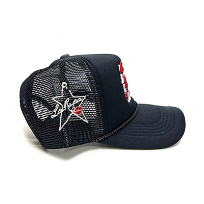 BLACK PBSB TRUCKER HAT -BLACK-