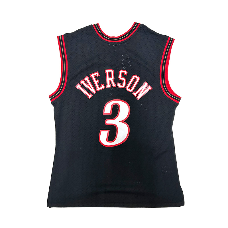 SWINGMAN ROAD JERSEY -ALLEN IVERSON- -BLACK-