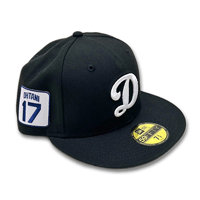 59FIFTY MLB LOSDOD D BLACKxWHITE 大谷翔平 -BLACKxWHITE-