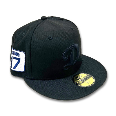 59FIFTY MLB LOSDOD D BLACKxBLACK 大谷翔平 -BLACK-