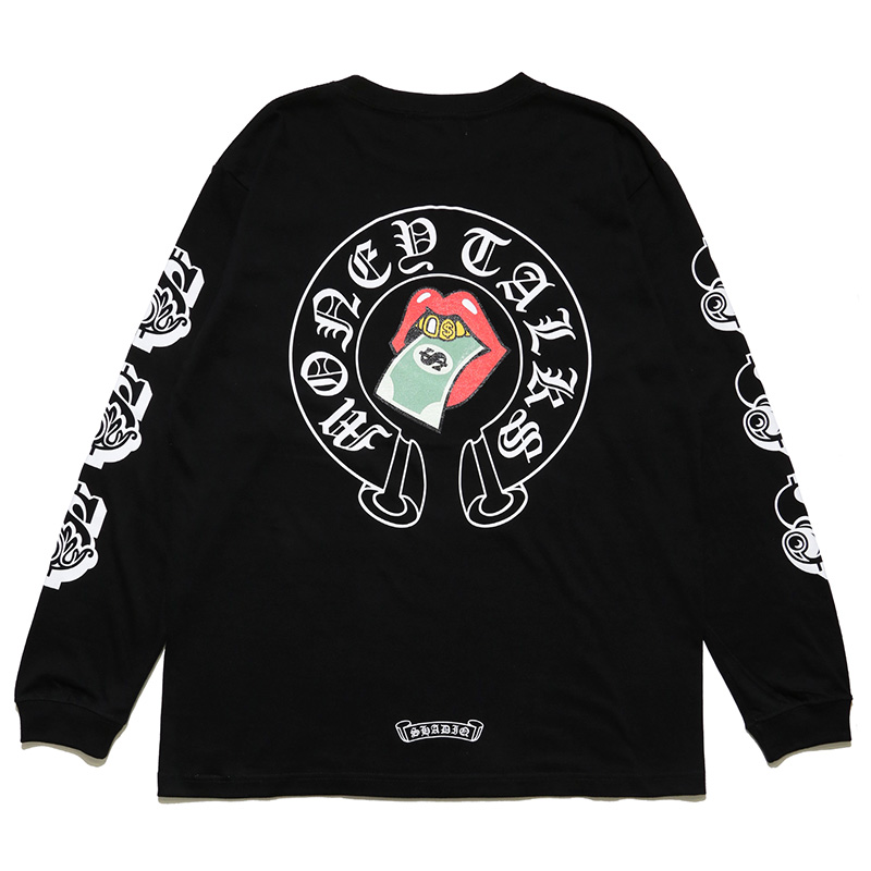 BLACKLETTER MONEY TALKS LS T-SHIRT -2.COLOR-